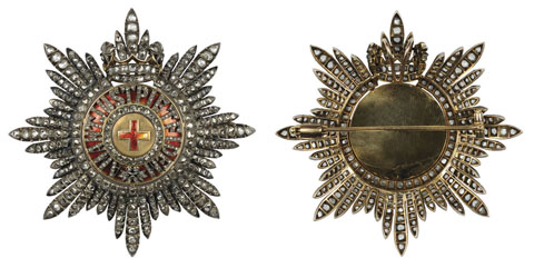 Императорский Орден Святой Анны звезда
