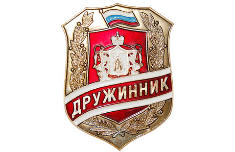 Российский значок «Дружинник»